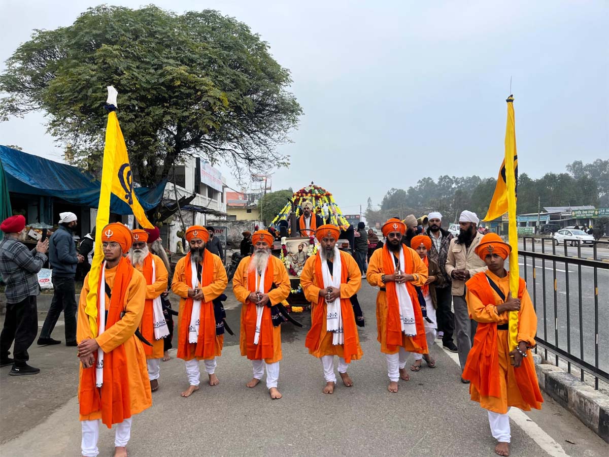 ਸ੍ਰੀ ਗੁਰੂ ਗੋਬਿੰਦ ਸਿੰਘ ਜੀ ਦੇ ਪ੍ਰਕਾਸ਼ ਦਿਹਾੜੇ ਸਬੰਧੀ ਸਜਾਏ ਗਏ ਨਗਰ ਕੀਰਤਨ