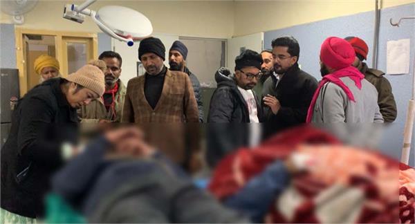 man dead on raod accident