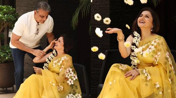 bhagyashree post husband himalaya dasani wedding anniversary
