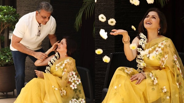 ਵਿਆਹ ਦੀ 37ਵੀਂ ਵਰ੍ਹੇਗੰਢ ''ਤੇ ਪਤੀ ਹਿਮਾਲਿਆ ਲਈ ਭਾਗਿਆਸ਼੍ਰੀ ਨੇ ਸਾਂਝੀ ਕੀਤੀ ਪੋਸਟ