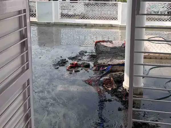 house catches fire  woman jumps from roof then dies in jalandhar