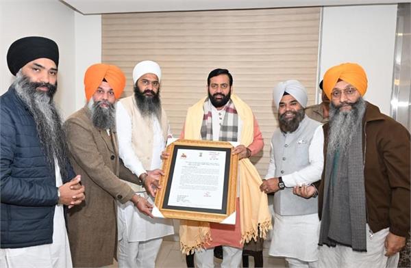 sri hazur sahib  chief minister  naib saini