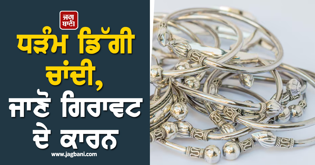 ਚਾਂਦੀ ਖ਼ਰੀਦਦਾਰੀ ਤੋਂ ਪਹਿਲਾਂ ਰੁਕੋ, ਅੱਧੀ ਰਹਿ ਜਾਵੇਗੀ ਕੀਮਤ, ਜਾਣੋ ਗਿਰਾਵਟ ਦੇ ਕਾਰਨ