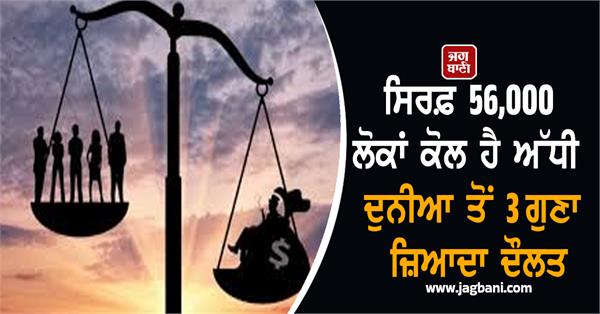 0 001 of people have 3 times more wealth than half the world