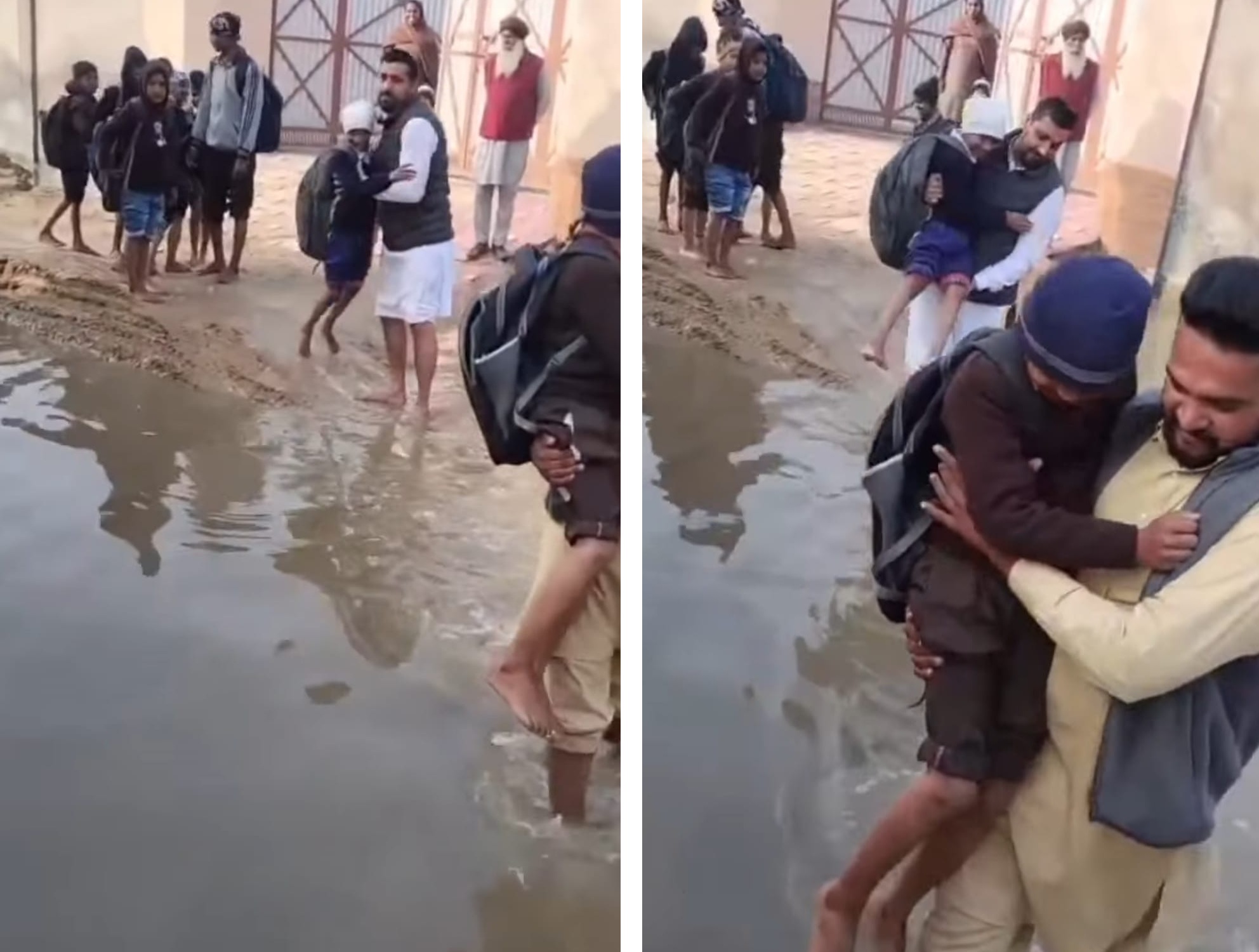 ਵਿਦਿਆਰਥੀਆਂ ਦੀ ਜ਼ਿੰਦਗੀ ਨਾਲ ਖਿਲਵਾੜ! ਗੰਦੇ ਪਾਣੀ ''ਚ ਘਿਰਿਆ ਸਕੂਲ