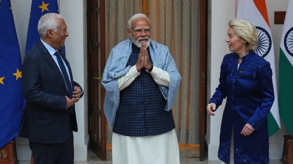 PM ਮੋਦੀ ਨੇ ਯੂਰਪੀ ਲੀਡਰਸ਼ਿਪ ਦਾ ਕੀਤਾ ਧੰਨਵਾਦ, ਸਮਝੌਤੇ ਨੂੰ ਦੱਸਿਆ ਇਤਿਹਾਸਕ ''ਮੀਲ ਪੱਥਰ''