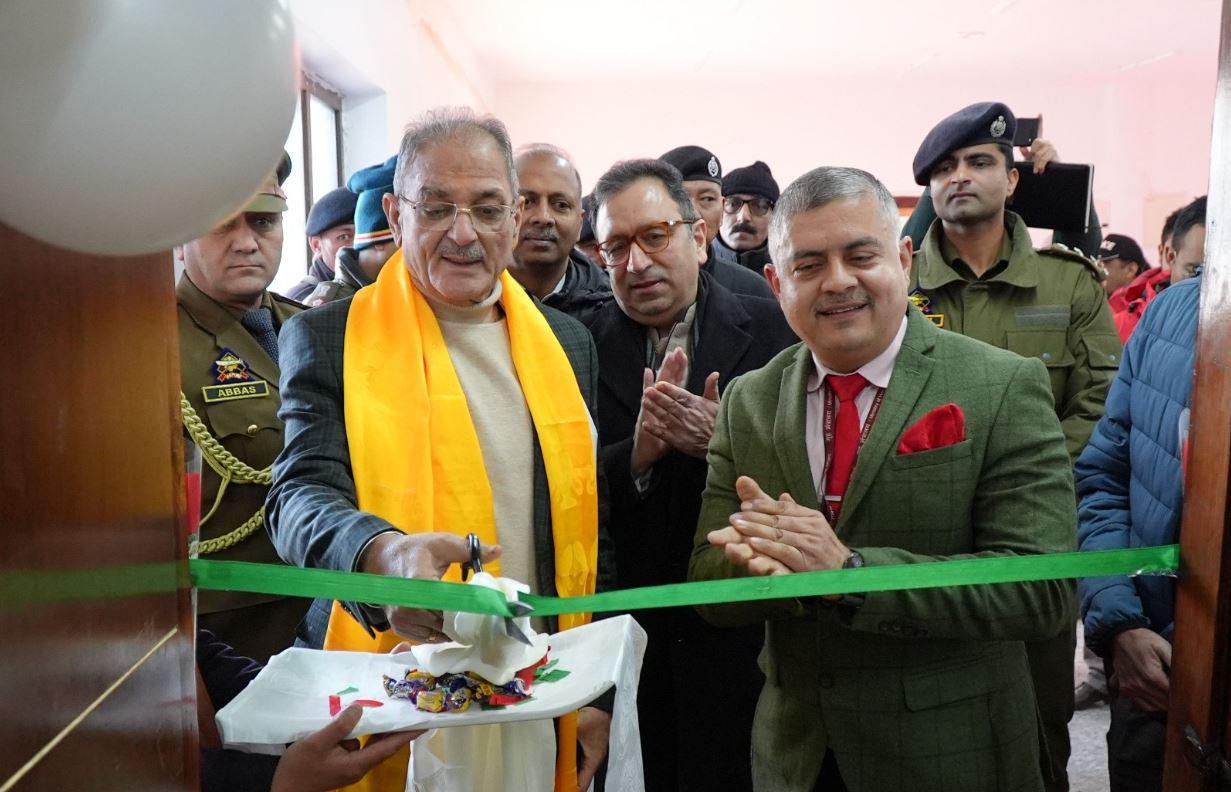 ਲੱਦਾਖ ਦੇ ਲੈਫਟੀਨੈਂਟ ਗਵਰਨਰ ਨੇ ਲੇਹ ''ਚ ਜਨਗਣਨਾ ਸੰਚਾਲਨ ਡਾਇਰੈਕਟੋਰੇਟ ਦਫ਼ਤਰ ਦਾ ਕੀਤਾ ਉਦਘਾਟਨ