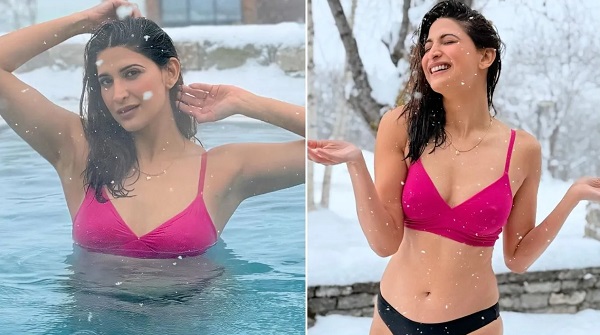 ਹੱਡ ਚੀਰਵੀਂ ਠੰਡ 'ਚ ਅਦਾਕਾਰਾ ਨੇ ਪਾਰ ਕੀਤੀਆਂ ਹੱਦਾਂ, ਤਸਵੀਰਾਂ ਦੇਖਣ ਵਾਲਿਆਂ ਦੇ ਛੁੱਟੇ ਪਸੀਨੇ