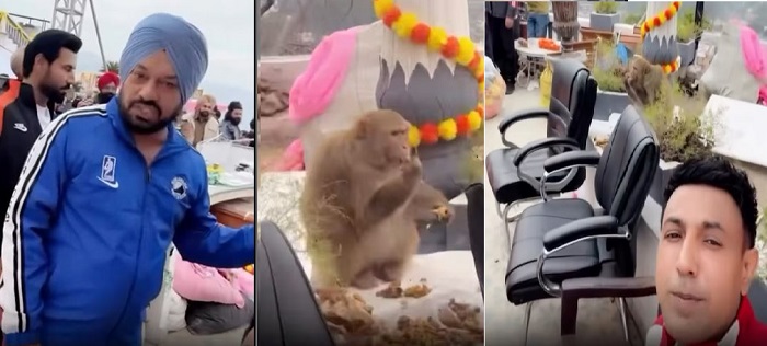 ਸਮੀਪ ਕੰਗ ਦੇ ਜਨਮਦਿਨ ''ਤੇ ਘੁੱਗੀ ਦੀ ਸ਼ਰਾਰਤ: ਬਾਂਦਰੀ ਨੂੰ ਪਕੌੜੇ ਖੁਆ ਕੇ ਖਿੱਚੀ ਟੰਗ, ਵੀਡੀਓ ਵਾਇਰਲ