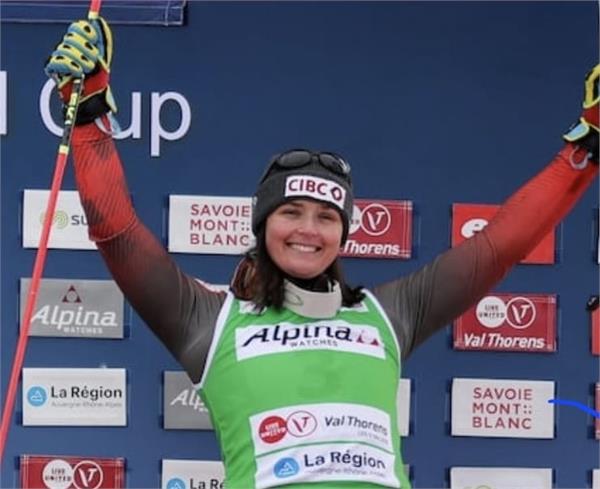 mariel thompson wins bronze medal in world cup ski cross in italy