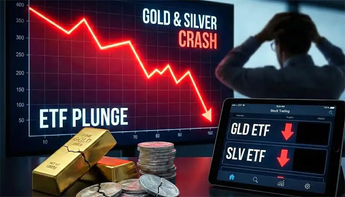 ਸੋਨੇ-ਚਾਂਦੀ ਦੇ ETF ''ਚ ਭਾਰੀ ਗਿਰਾਵਟ: ਨਿਵੇਸ਼ਕਾਂ ''ਚ ਮਚੀ ਹਫੜਾ-ਦਫੜੀ