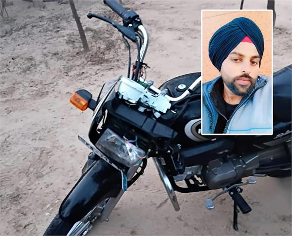 motorcycle rider dies in road accident in sangrur