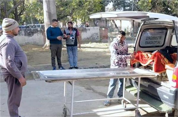 young man caught in the grip of current