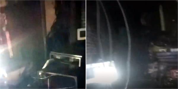 junk shop near rk dhaba set on fire