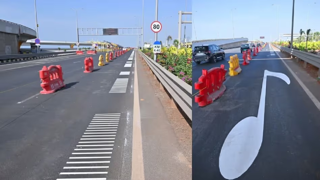 ਮੁੰਬਈ ''ਚ ਭਾਰਤ ਦੀ ਪਹਿਲੀ ''ਮਿਊਜ਼ੀਕਲ ਰੋਡ'', ਟਾਇਰ ਦੀ ਰਗੜ ਨਾਲ ਵੱਜੇਗੀ ''ਜੈ ਹੋ'' ਗਾਣੇ ਦੀ ਧੁਨ