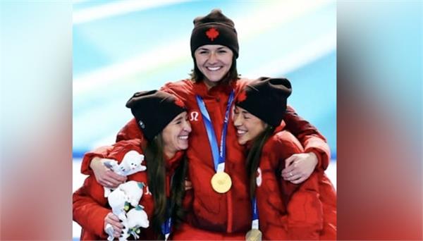 canada  s women  s speed skating team wins gold again