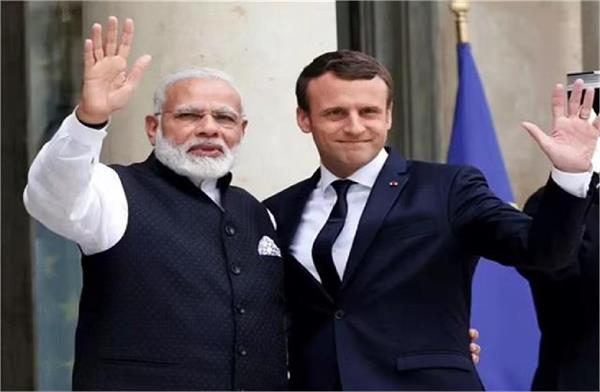 french president macron will arrive in mumbai today