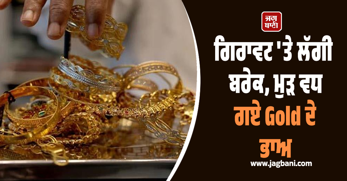 ਗਿਰਾਵਟ ''ਤੇ ਲੱਗੀ ਬਰੇਕ, ਮੁੜ ਵਧ ਗਏ Gold ਦੇ ਭਾਅ