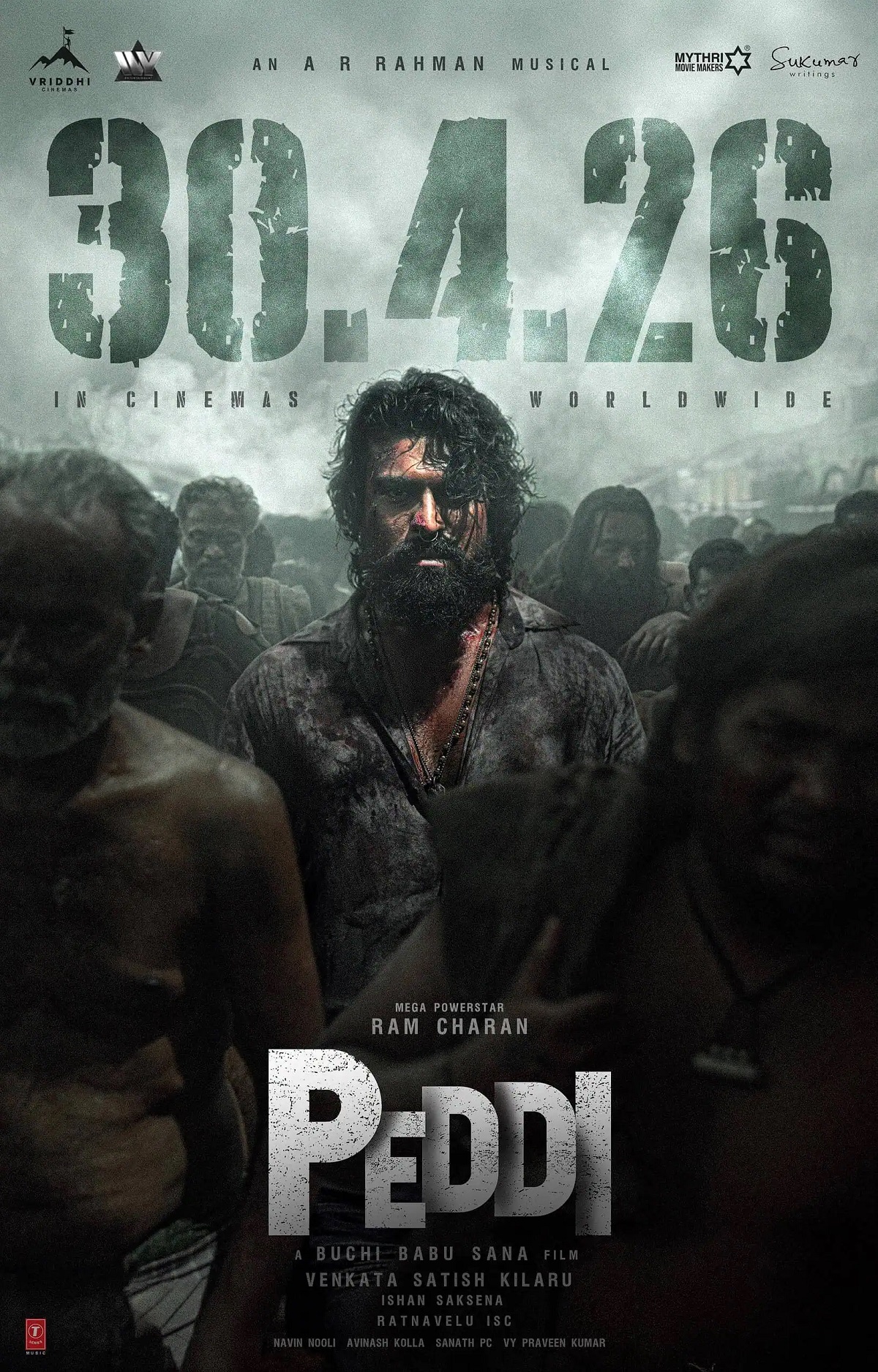 ਰਾਮ ਚਰਨ ਦੀ ਫਿਲਮ ‘ਪੈੱਡੀ’ ਨੂੰ ਮਿਲੀ ਗ੍ਰੈਂਡ ਰਿਲੀਜ਼ ਡੇਟ, ਨਵੇਂ ਪੋਸਟਰ ਨੇ ਵਧਾਇਆ ਕ੍ਰੇਜ਼