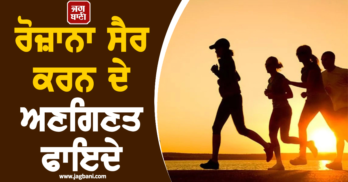 ਰੋਜ਼ਾਨਾ ਸੈਰ ਕਰਨ ਨਾਲ ਸਰੀਰ ਨੂੰ ਮਿਲਦੇ ਨੇ ਅਣਗਿਣਤ ਫਾਇਦੇ
