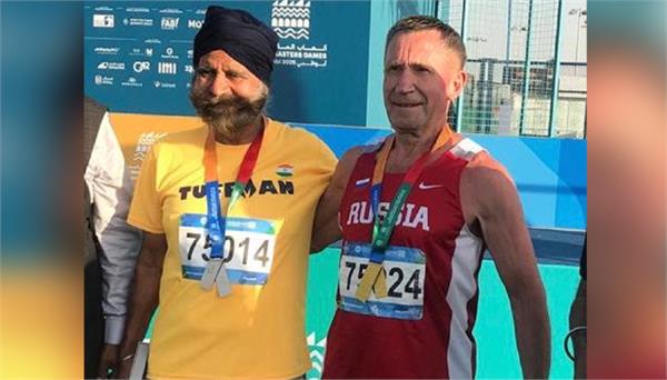 wing commander kuldeep singh jhajj won 3 gold medals