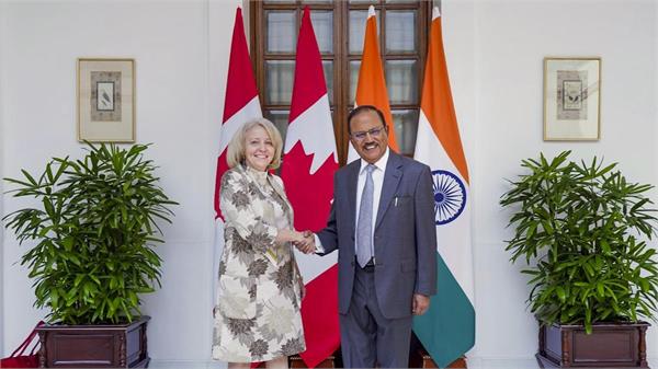 ajit dowal meets canadian counterpart