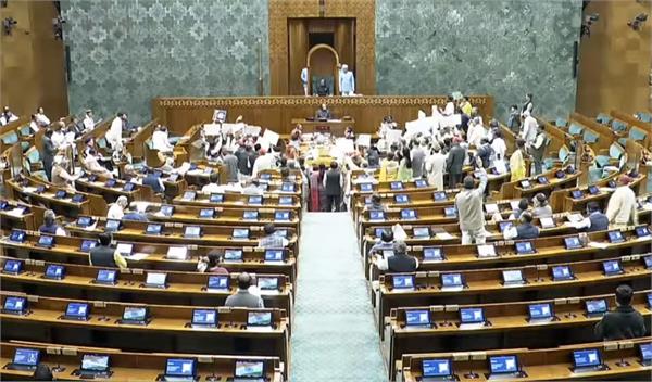 lok sabha opposition adjourned till 12 noon