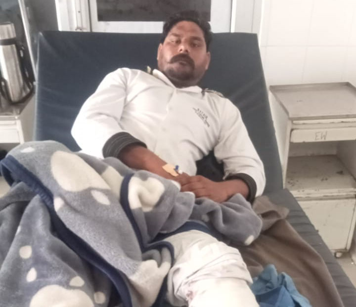 ਸ਼ਰਾਬੀ ਸਕੂਟਰੀ ਚਾਲਕ ਵੱਲੋਂ ਨੌਜਵਾਨ ਨੂੰ ਮਾਰੀ ਟੱਕਰ ਦੌਰਾਨ ਟੁੱਟੀ ਲੱਤ