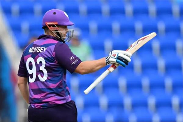 t20 wc  sco vs ita  scotland scored 207 runs for the loss of four wickets