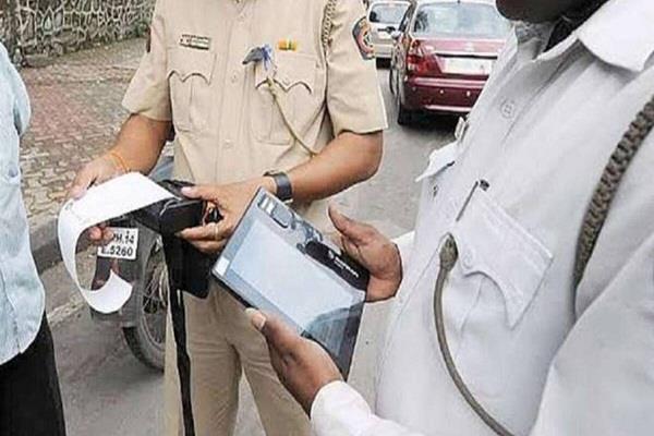 zirakpur traffic police issued 3139 challans in 22 days