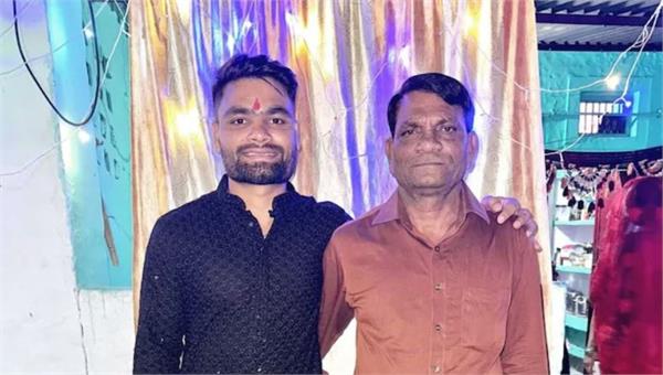 the shadow of his father rose from rinku singh  s head