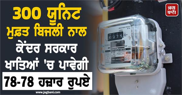 government announces 300 units of free electricity