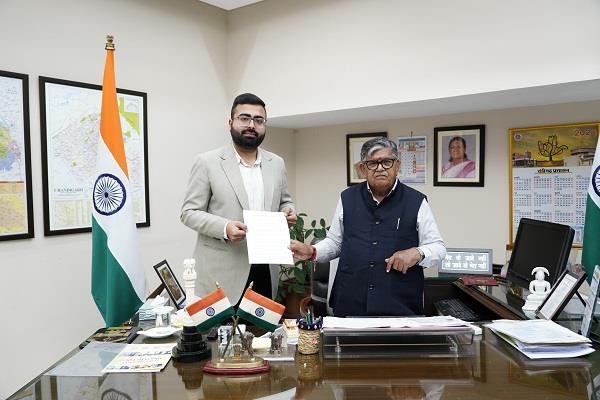 gautam seth meets governor gulab chand kataria