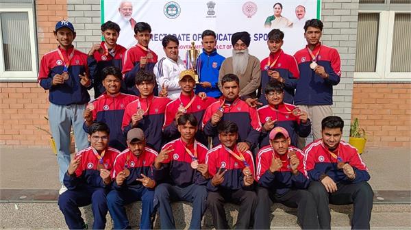national school games chandigarh s under 19 baseball team wins bronze medal