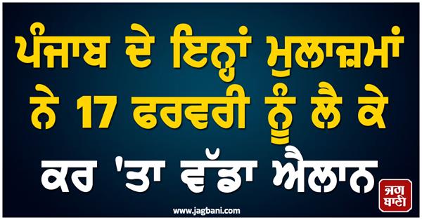 punjab employees employees announcement