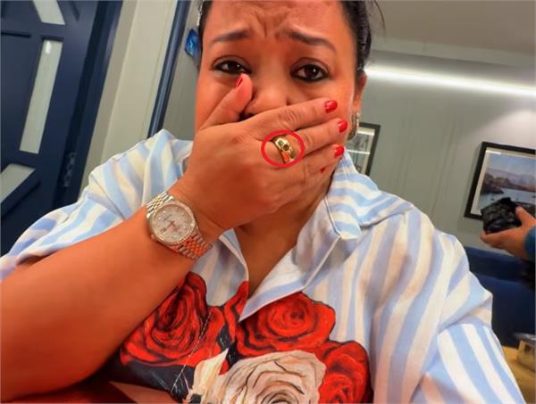 bharti sing breaks down after losing her diamond ring