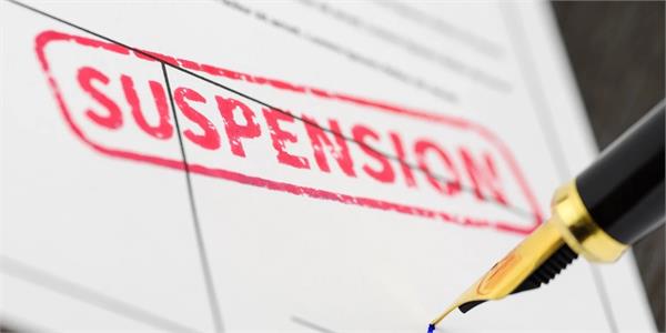 two policemen suspended bribe from farmer