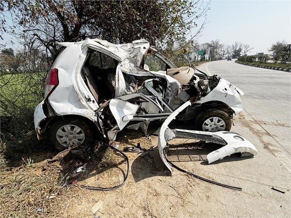 accident in punjab  patwari dies