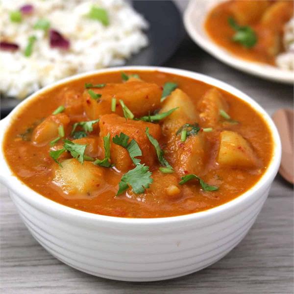 how to make bhandare potato vegetable