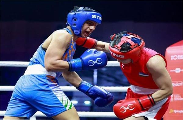 indian boxers make a great start led by hitesh gulia and preeti