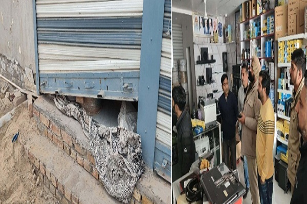 ਚੋਰਾਂ ਨੇ ਕੰਪਿਊਟਰ ਸ਼ੋਅਰੂਮ ’ਤੇ ਬੋਲਿਆ ਧਾਵਾ, ਲੱਖਾਂ ਰੁਪਏ ਦਾ ਸਮਾਨ ਕੀਤਾ ਚੋਰੀ