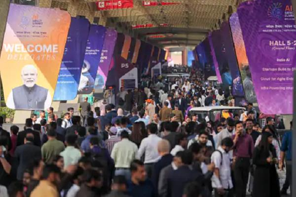 ai summit begins at bharat mandapam