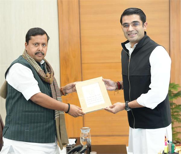 jaiveer shergill meets nitin nabin