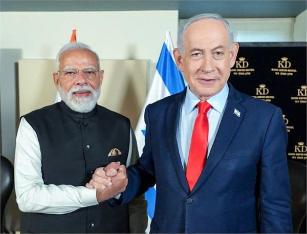 pm modi and netanyahu talks