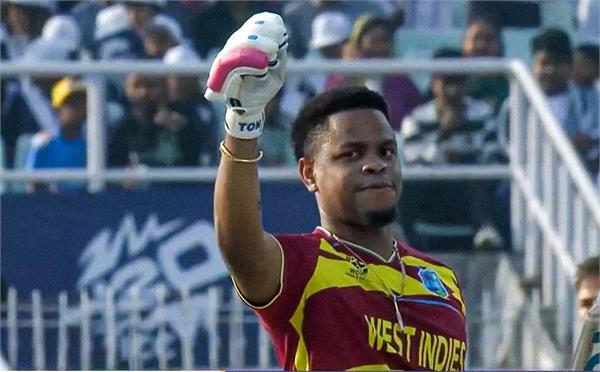 wi vs sco shimron hetmyer break chris gayle record