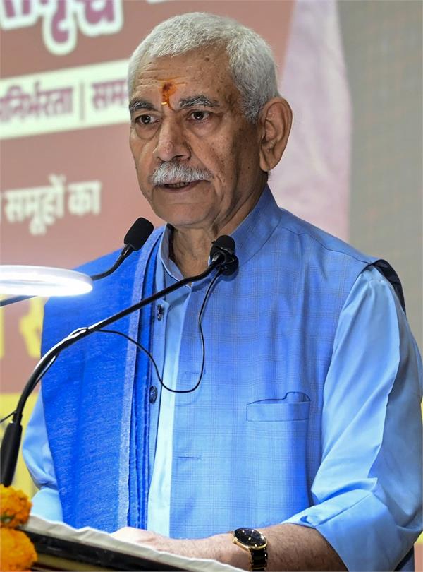 manoj sinha   adi shankaracharya temple  foundation stone  shiv khodi