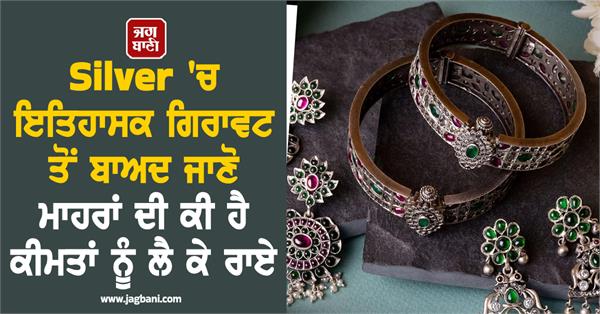 silver sees historic fall  know experts   opinion on prices