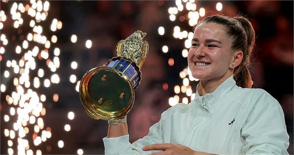 karolina muchova wins her first wta 1000 title in doha
