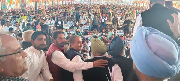 punjab congress rally in mansa