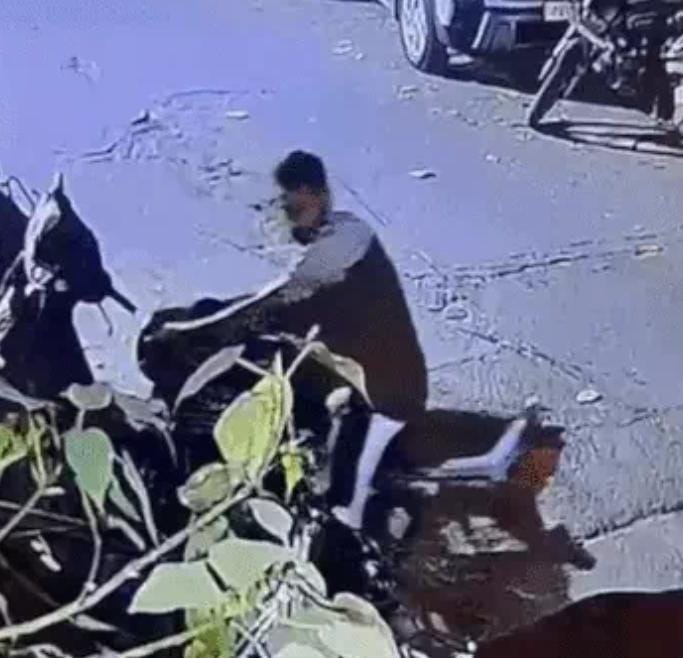 ਨਗਰ ਨਿਗਮ ਦੇ ਬਾਹਰੋਂ 25 ਸੈਕਿੰਡ ਵਿਚ ਬਾਈਕ ਗਾਇਬ, CCTV ਵਿਚ ਕੈਦ ਹੋਈ ਚੋਰ ਦੀ ''ਫੁਰਤੀ''